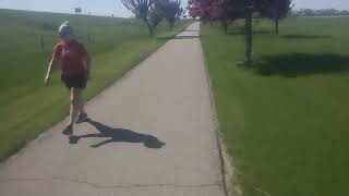 Walkingbiking trails of Brookings South Dakota part 1 [upl. by Cusack552]