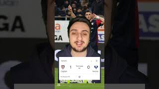 CAGLIARIVERONA 10 cagliari verona football calcio tiktok shortvideo sport viralvideo [upl. by Lenore431]