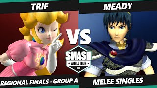 SWT EU RF Group A  Trif Peach Vs Meady Marth SSBM Melee Tournament [upl. by Ani]