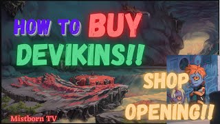 How to BUY Devikins  Devikins Shop  Sept 7 Shop Opening  Sergio How to Tutorial  Moonlabs Studio [upl. by Nioe]