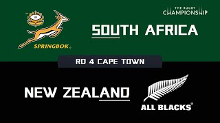 SOUTH AFRICA vs NEW ZEALAND I Cape Town I 2024  Rugby Challenge 4 [upl. by Noimad379]