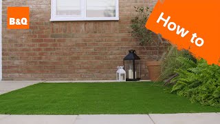 How to lay artificial grass [upl. by Kella]