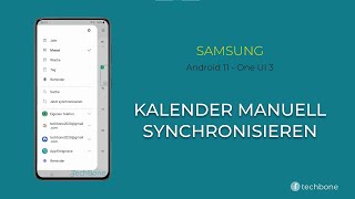 Kalender synchronisieren  Samsung Kalender Android 11  One UI 3 [upl. by Iru949]