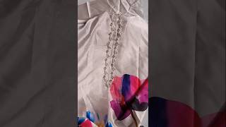 Simple and easy neck design cutting and stitchingorganza neck designs viralvideo fashion [upl. by Akienom909]