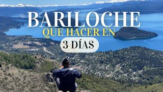 BARILOCHE en 3 días ✅️ GUIA DE VIAJE y lugares imperdibles [upl. by Gem]