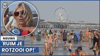 Rookvrij strand Scheveningen ‘Hoe kortzichtig ben je’ [upl. by Seidule]