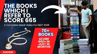 Revealing🤯My NEET Books📚 Score 650  Best Books For NEET 2025 [upl. by Udell612]