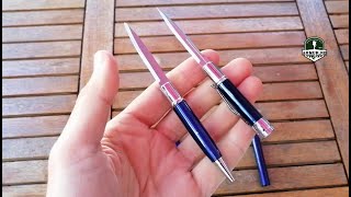 NEW 2022 🔥 Hidden Weapons Pen Knife Flashlight Self Defense Pix si Cutit Secret Pix Lanterna EDC [upl. by Marc]