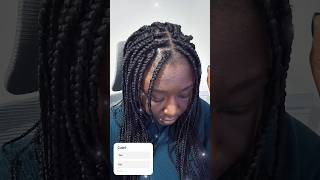 Braids I didn’t plan for 🥰😍 capcut capcutcaptions braids youtubeshorts [upl. by Eerased]