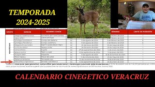 Calendario cinegético de aves y mamíferos de VERACRUZ 20242025 [upl. by Bubalo]