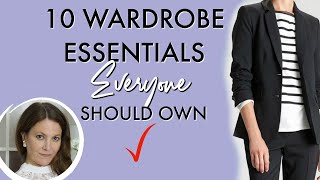 10 Wardrobe Essentials EVERYONE should own  Fashion Over 40 [upl. by Ailahk]