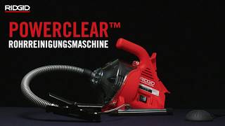 RIDGID PowerClear™ Rohrreinigungsmaschine [upl. by Ennail]