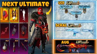 New UZI Glacier Level 8  Scral Glacier  Next Ultimate Set  New AUG Lawa Upgraded [upl. by Ahsert]