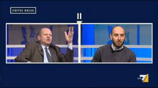 Rondolino vs Morelli quotGentaglia imbecillequot e lascia lo studio [upl. by Mahtal433]