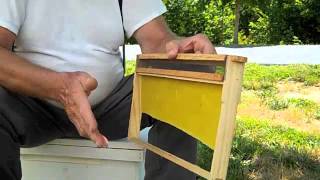 Honey Bee Mite Treater Frame  FatBeeMan [upl. by Yennaiv]