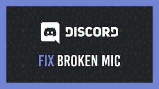 Fix Discord mic not working  Complete guide [upl. by Sueaddaht]