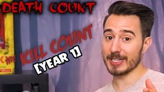 The KILL COUNT Year 1 DEATH COUNT [upl. by Ioab]