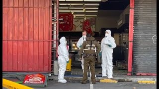 Delincuentes hicieron explotar cajero automático de supermercado de San Pedro de la Paz [upl. by Schick689]