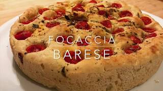 FOCACCIA BARESE  ALTA E SOFFICE  BORDI CROCCANTI  STRABUONA E SANA [upl. by Sachi]