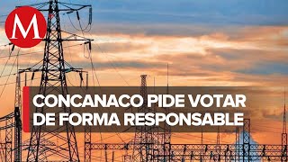 ConcanacoServytur llama a diputados a votar de manera responsable reforma eléctrica [upl. by Omidyar528]