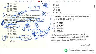 OSSC CHSL Arithmetic  Mathematics Unofficial Answer Key  Exam Date17122023 [upl. by Benetta825]