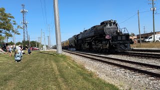 UP 4014 Big Boy Leads Through LaGrange IL On September 9 2024 [upl. by Ainer267]