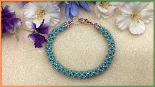 Chenille Stitch Bracelet Tutorial [upl. by Radek]