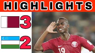 Qatar vs Uzbekistan Highlights and Goals World Cup 2026 Qualification Zone Asia Round 3 sportnews [upl. by Renell]