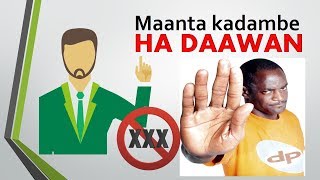 Dib dambe uma daawan doontid  khatar daawashada muuqaalada Galmada ah [upl. by Asoramla]