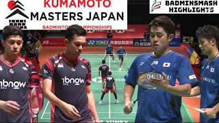 AlfianArdianto INA VS HokiKobayashi JPN  Finals Kumamoto Masters Japan Badminton 2024 [upl. by Lehcem]