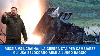 RUSSIA VS UCRAINA  La guerra in Ucraina sta per cambiare gli USA sbloccano armi a lungo raggio [upl. by Ecinnahs]