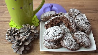 BISCOTTI MORBIDI AL CACAO Senza Burro e senza LATTE  Divertirsi in cucina [upl. by Pentheam]