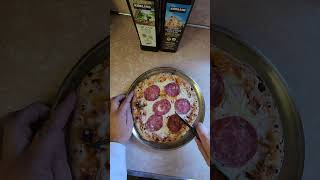 Newmans Own Italian Salami Pizza Review foodlover pizzalover newmans [upl. by Llerrah]