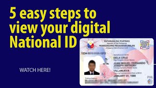 5 EASY steps to view your digital National ID [upl. by Sisile769]