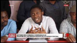 RÉPONSE DES CONSEILS COMMUNAUX AU MINISTÈRE DE LINTÉRIEUR DU KONGO CENTRAL [upl. by Anaidiriv]