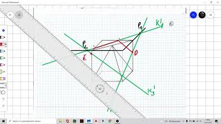 Geometria wykreślna cięcie bryły płaszczyzną cz 5 [upl. by Lali608]