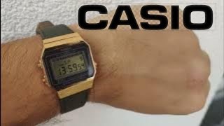 CASIO WATCH A700WEGL3AEF  UNBOXING AUSPACK SPACCHETTAMENTO [upl. by Tnahs]