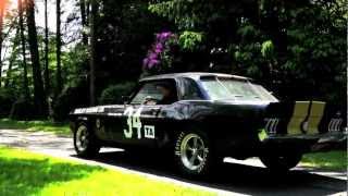 1967 Mustang race car sound revs and burnouts HD [upl. by Rather]