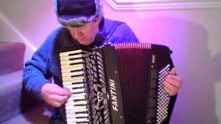 Slender Rowan Tree Тонкая Рябина Russian folk song Fantini cassotto accordion [upl. by Aihtenyc]