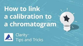 How to link a calibration to a chromatogram [upl. by Lucina]