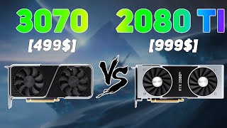 RTX 3070 vs RTX 2080 TI  RTX 2080 TI vs RTX 3070  1080P 1440P amp 4K Benchmarks [upl. by Kcira134]