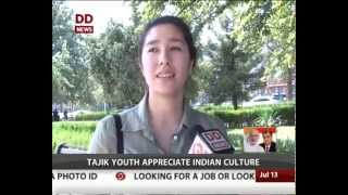 Craze for Indian culture in Tajikistan [upl. by Ydneh]