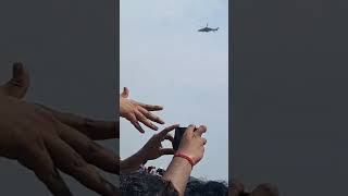 Chennai Airshow Attack helicopters flypast shorts shortsfeed airshow indianairforce chennai [upl. by Mcgurn]