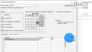 MS Project Configurar el Calendario Laboral [upl. by Eremaj]