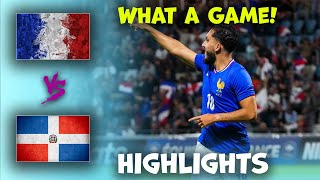 France v Dominican Republic  U23 International Friendly  Highlights 11072024 [upl. by Arbed]