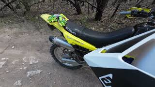 Suzuki DR200 at Emma Long Motorcycle Park [upl. by Ettenan423]