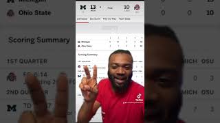 Georgia Bulldogs Fan Reaction to Michigan Defeating Ohio State in a close defensive battle [upl. by Cates282]