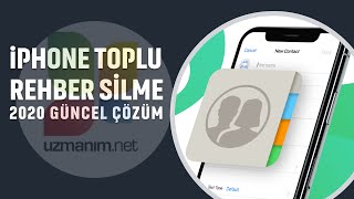 iPhone toplu rehber silme [upl. by Nils]