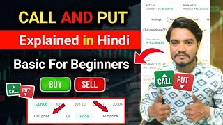 How To Explained Call and Put Option  Call And Put Option In Groww  Option Trading Call And Put [upl. by Eehsar]