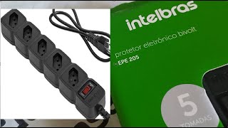 PROTETOR ELETRONICO BIVOLT INTELBRAS 5 TOMADAS [upl. by Odawa]